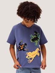 Monsoon Blue Flying Frog T-Shirt - Image 1 of 1