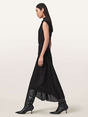 AllSaints Black Rayanna Dress - Image 3 of 6