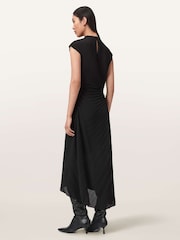 AllSaints Black Rayanna Dress - Image 4 of 6