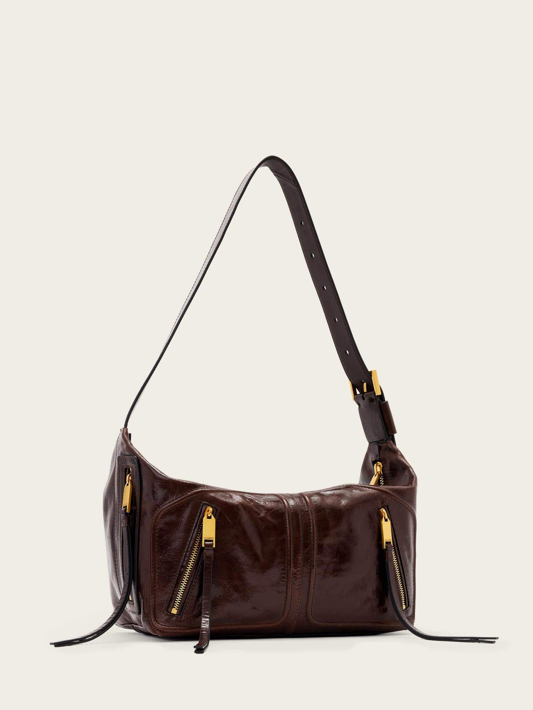 Buy AllSaints Brown Jean Rey Shoulder Bag from Next USA