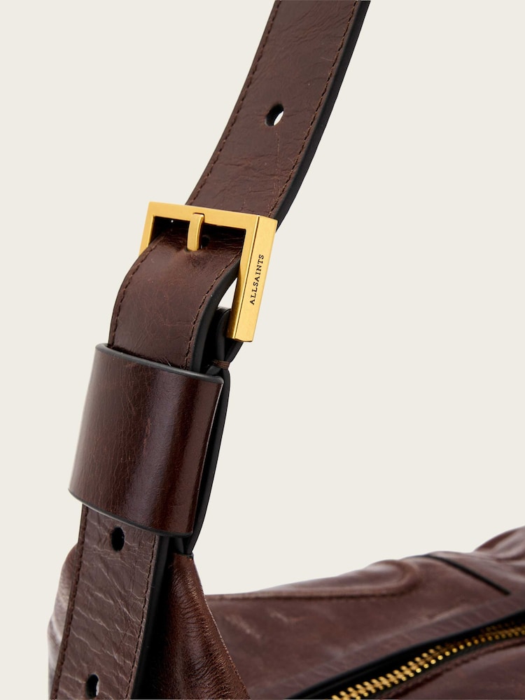 AllSaints Brown Jean Rey Shoulder Bag - Image 5 of 5