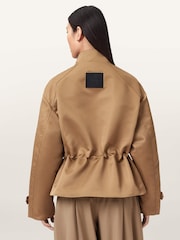AllSaints Brown Luellah Jacket - Image 4 of 6