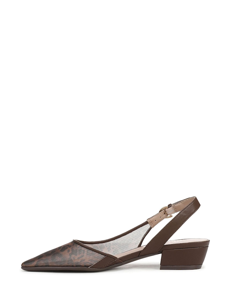 Naturalizer Brown Banks 2 Wide Fit Slingbacks - Image 2 of 7