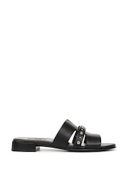 Naturalizer Black Niche Wide Fit Slides - Image 1 of 7