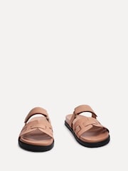 粉红色 - Linzi Essential 前编织带坡跟凉鞋 - 5的图像3｝