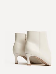 Linzi Cream Secured Pointed Toe Stiletto Ankle Boots - Image 4 of 5