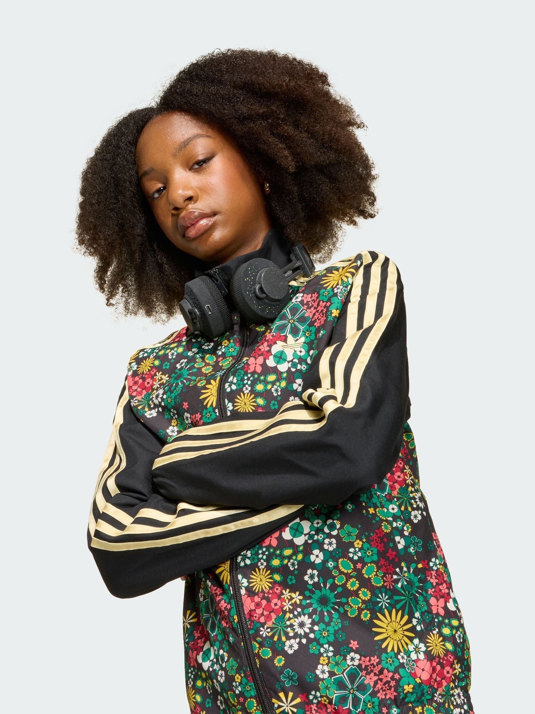 Buy adidas Originals Black x Liberty London Jacket from Next USA