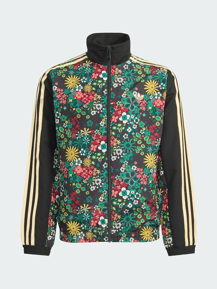 adidas Originals Black x Liberty London Jacket - Image 5 of 5 adidas Originals Black x Liberty London Jacket - Image 5 of 5