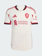 adidas White Liverpool Fc 25/26 Away Authentic Jersey - Image 5 of 5