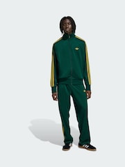 adidas Originals Green Firebird Loose Pinstripes Jacket - Image 1 of 5