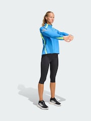 adidas Black ADI365 Running Climacool 3/4 Leggings - Image 1 of 5