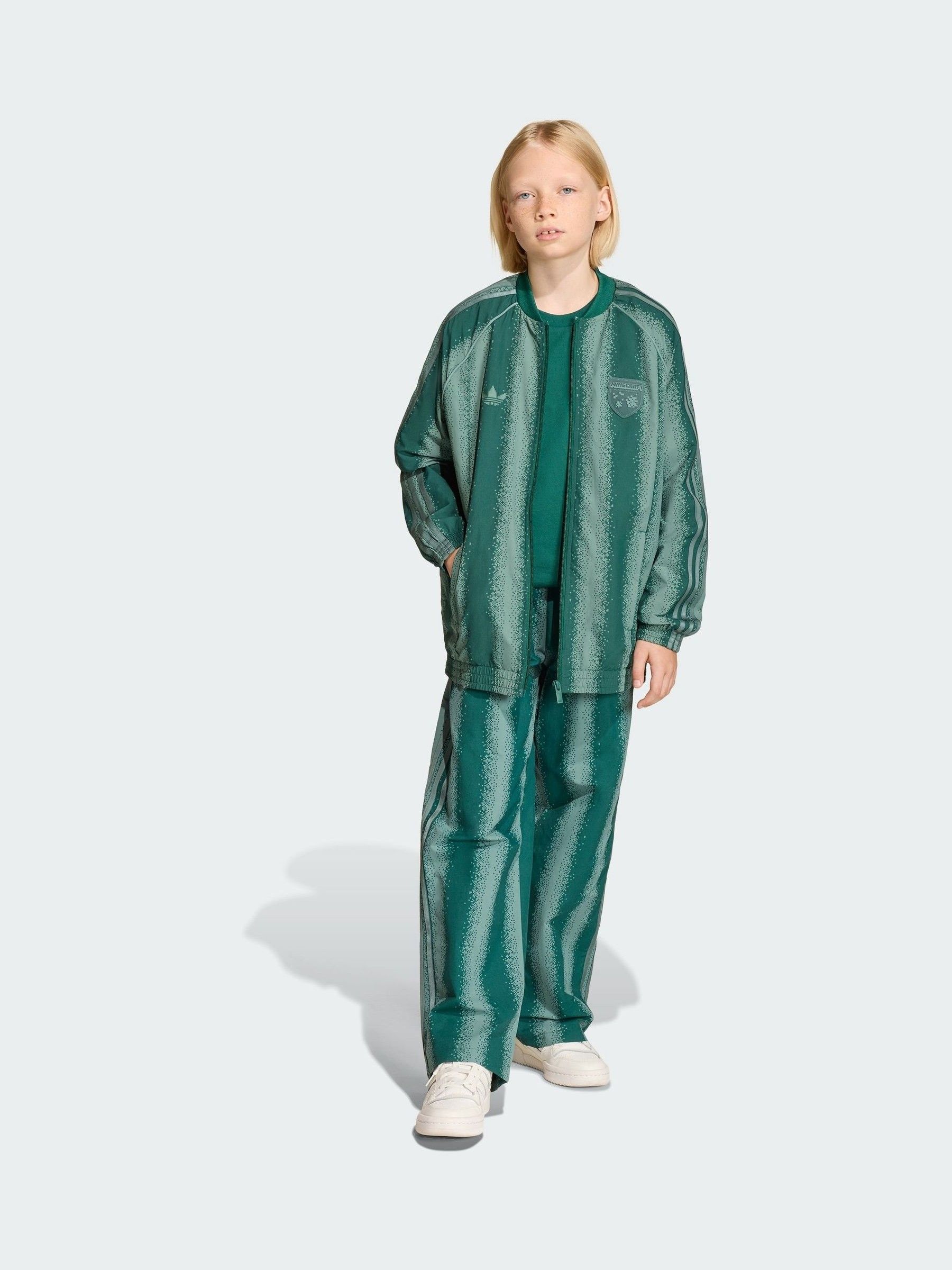 Buy adidas Originals Green Minecraft Sst Loose Jacket from Next