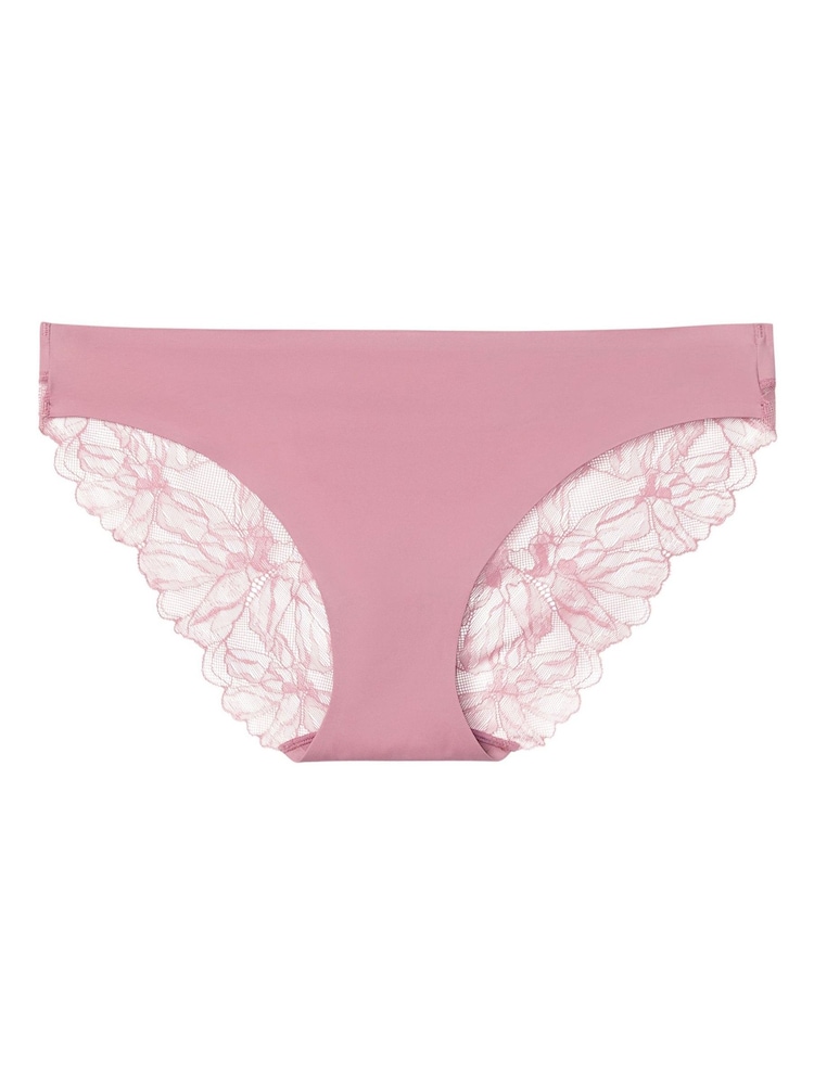Calvin Klein Pink Stretch High Waist Bikini Bottoms - Image 6 of 6