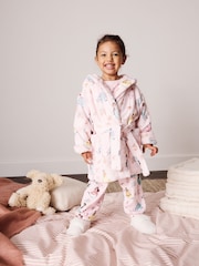 Pink Disney Princess Fleece Dressing Gown (9mths-10yrs) - Image 1 of 8