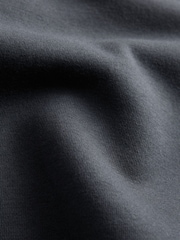The Set Trophy Neck Sweatshirt and Barrel Leg Joggers Co-Ord Set Dark Navy Dark Navy - Image 10 of 10