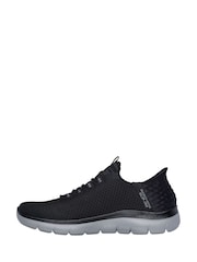 Skechers Black/Grey Summits High Range Slip Trainers - Image 2 of 6