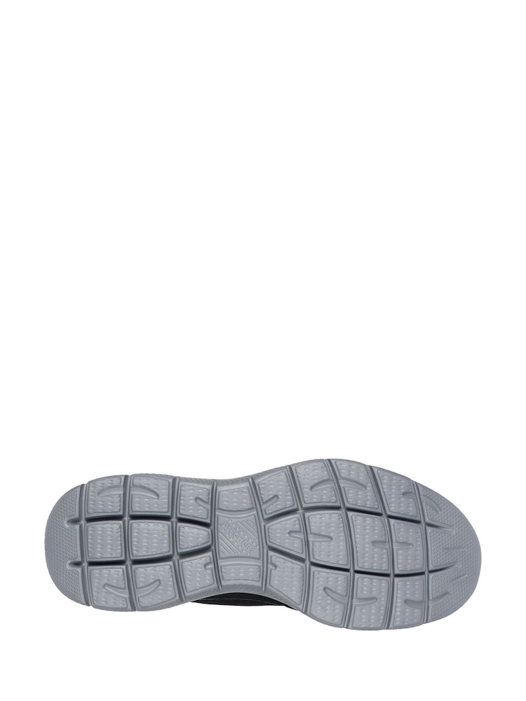 Skechers Black/Grey Summits High Range Slip Trainers - Image 6 of 6