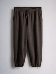 The Set Brown Hoodie and Oversized Cuffed Joggers Co-Ord Brown - Image 9 of 11