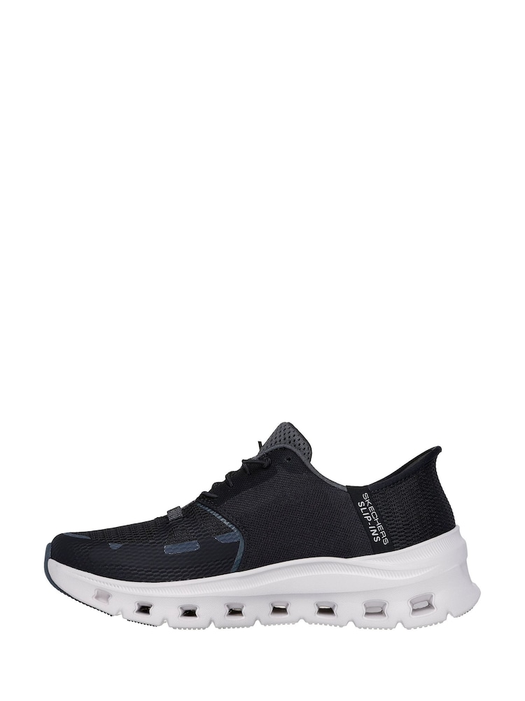 Skechers Black/White Glide Step Pro Trainers - Image 2 of 6