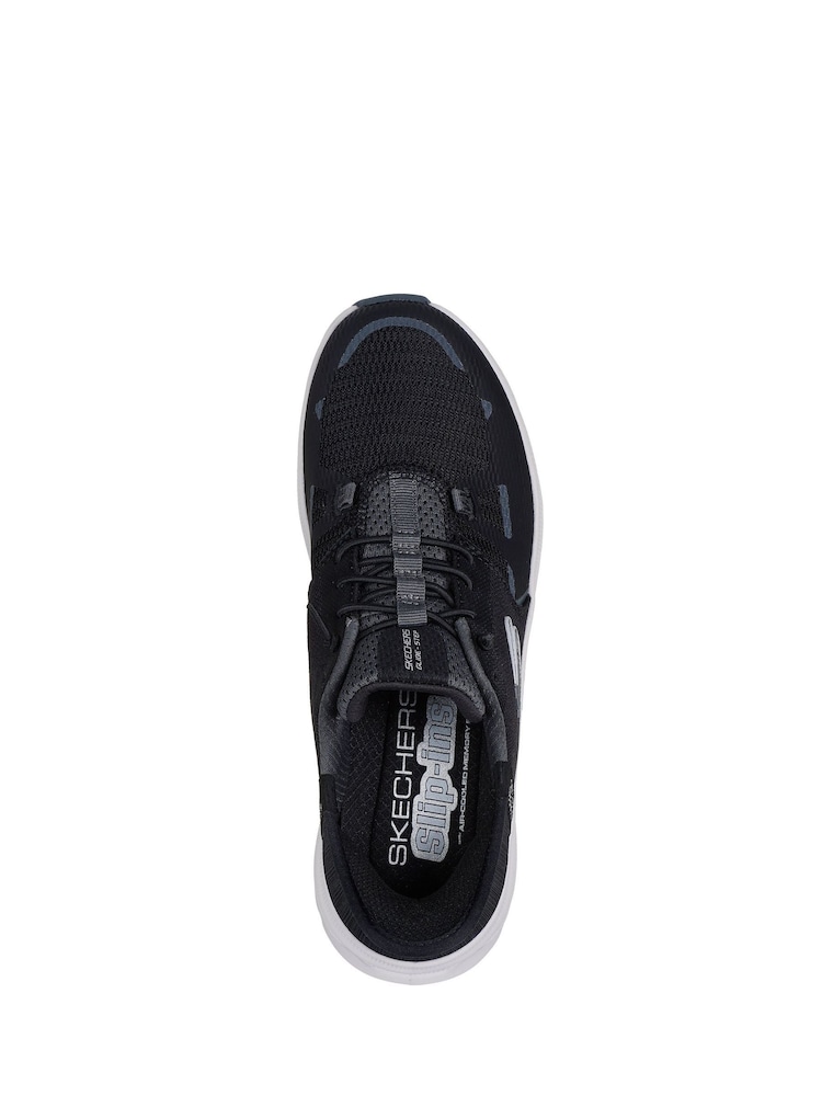 Skechers Black/White Glide Step Pro Trainers - Image 6 of 6
