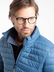 כחול  - Weird Fish ז'קט מרופד מבד דק ועמיד בגשם, דגם Crantock - תמונה 3 מתוך 6