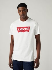 Levi's® White Graphic-Set-In-Neck T-Shirt - Image 4 of 5