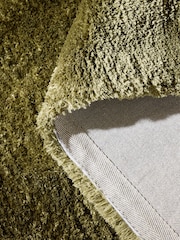 Olive Green Collection Luxe Plush Rug - Image 4 of 5