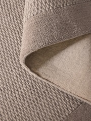 Mink Natural Collection Luxe Florence Border Wool Rug - Image 4 of 5