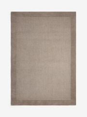 Mink Natural Collection Luxe Florence Border Wool Rug - Image 5 of 5