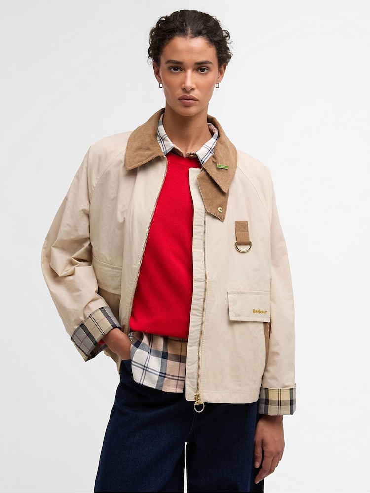 Barbour® Natural Icons Spey Showerproof Jacket - Image 1 of 8 Barbour® Natural Icons Spey Showerproof Jacket - Image 1 of 8