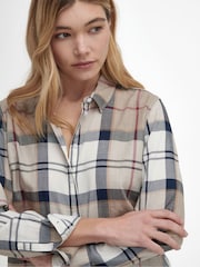 Barbour Brown Bredon Check Shirt - Image 4 of 7