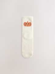 Autumal/Pumpkin Cosy Ankle Socks 2 Pack - Image 2 of 5