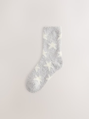 Charcoal Grey/Light Grey Cosy Ankle Socks 2 Pack - Image 3 of 5