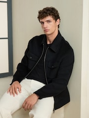 Noir - N. Premium Veste élégante avec laine - Image 1 de 6