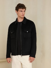 Noir - N. Premium Veste élégante avec laine - Image 2 de 6