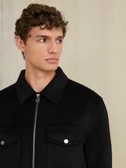 Noir - N. Premium Veste élégante avec laine - Image 5 de 6