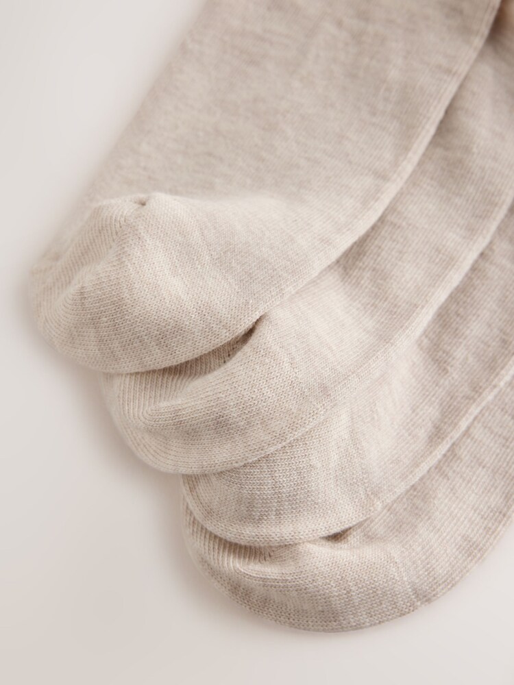 Self Care Icons Oatmeal Embroidered Motif Ankle Socks 4 Pack - Image 8 of 8 Self Care Icons Oatmeal Embroidered Motif Ankle Socks 4 Pack - Image 8 of 8