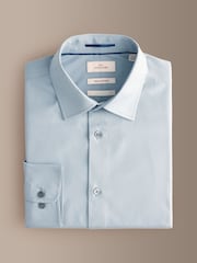 Blue Regular Fit Signature Cotton Poplin Formal Shirt - Image 1 of 3