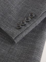 炭灰色 - 羊毛質感西裝外套 - 圖片 14，共 14