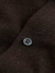 Brown N.Premium Long Sleeve Soft Touch Smart Shirt - Image 3 of 3