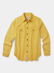 Aubin Yellow Cole Twill Overshirt - Image 1 of 1