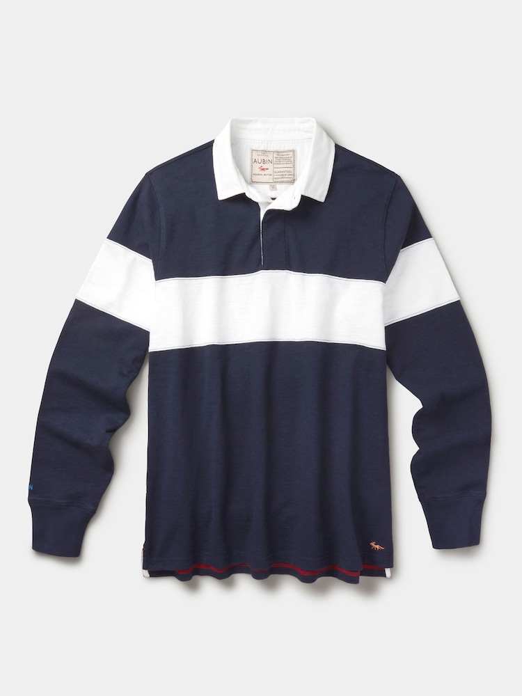 Aubin Blue Irnham Rugby Shirt - Image 1 of 1