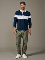 Aubin Blue Irnham Rugby Shirt - Bild 2 von 5