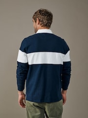 Aubin Blue Irnham Rugby Shirt - Bild 3 von 5