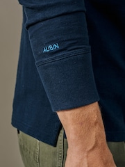Aubin Blue Irnham Rugby Shirt - Bild 4 von 5