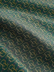 Vert - Chemise imprimée à manches longues en coton Coupe classique - Image 10 de 10