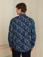 Navy N. Premium Regular Fit Long Sleeve Shirt - Image 3 of 8