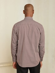 Burgundy Red N. Premium Regular Fit Long Sleeve Shirt - Image 3 of 7