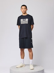 Weekend Offender Shevchenko Mid House Check Prison Blue T-Shirt - 画像 1 / 5