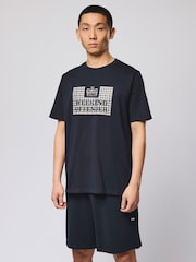 Weekend Offender Shevchenko Mid House Check Prison Blue T-Shirt - 画像 2 / 5